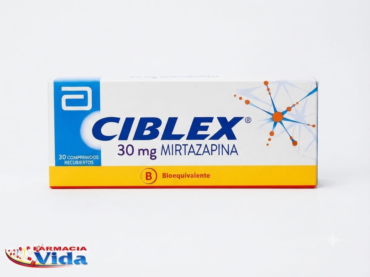 CIBLEX  30 MG X 30 COMP REC. MIRTAZAPINA 