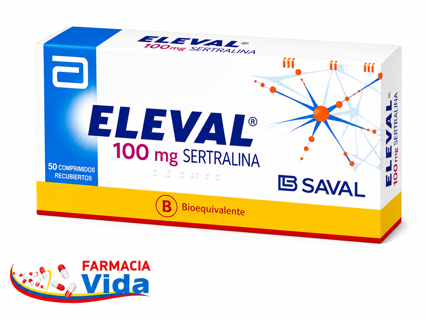 ELEVAL 100 MG X 30 COMP.SERTRALINA