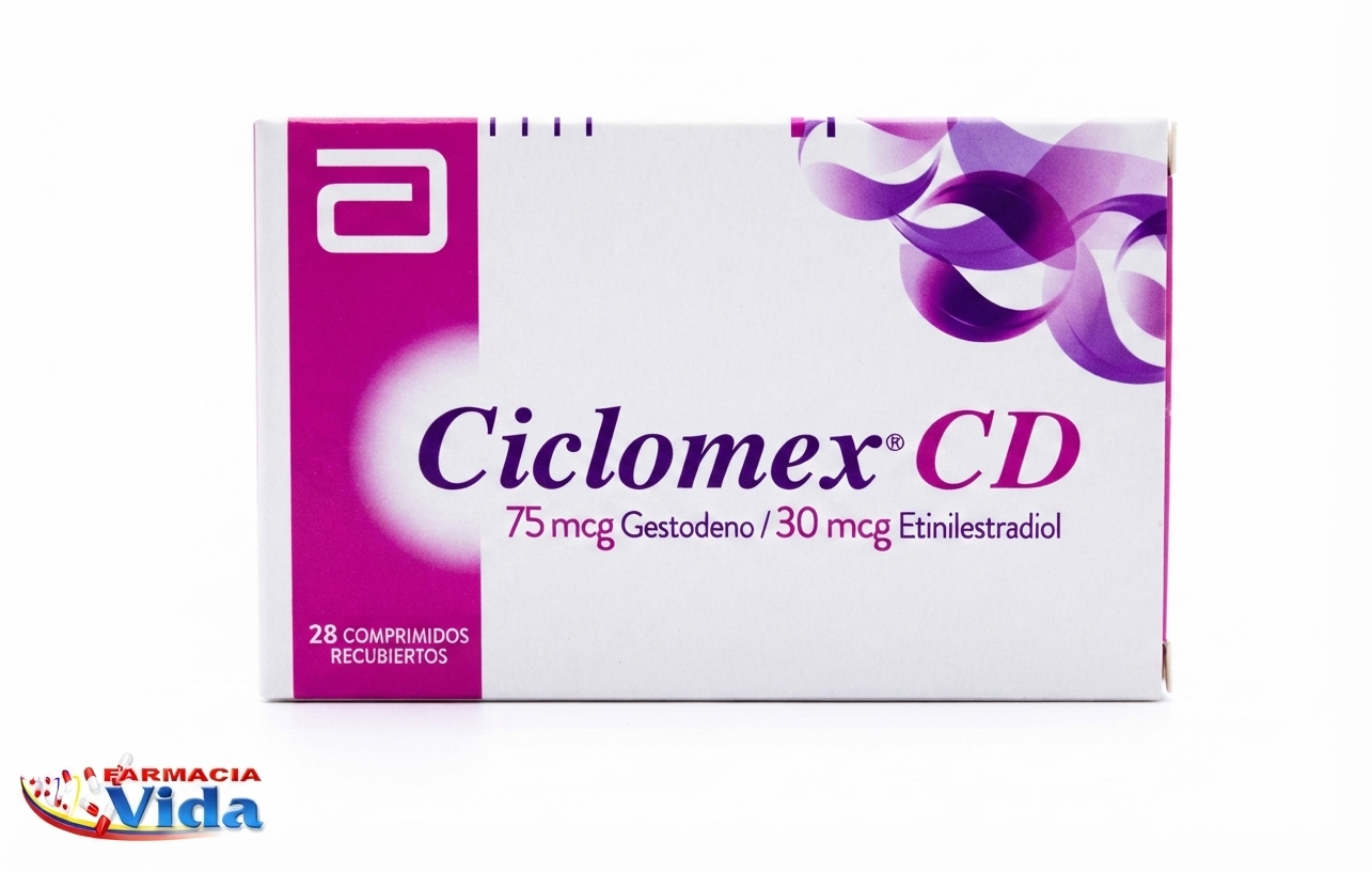 CICLOMEX CD X 28 COMP REC.ETINILESTRADIOL, GESTODE