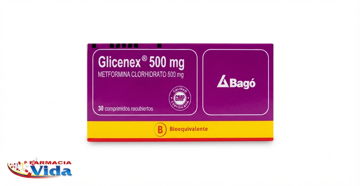 GLICENEX 500 MG X 30  COMP 