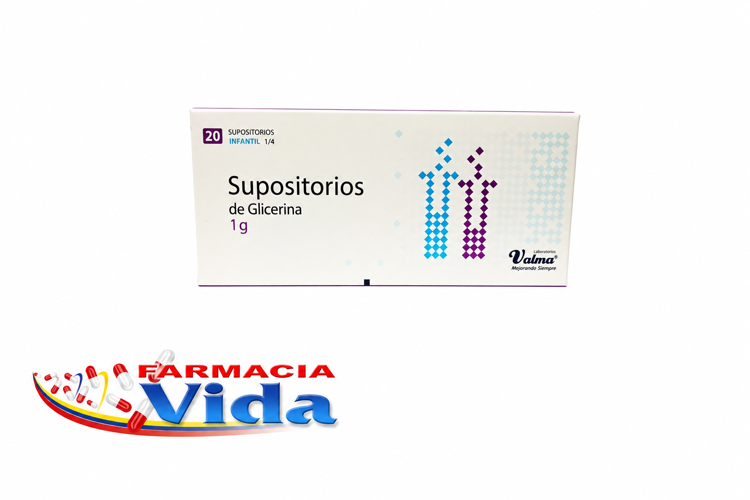 SUPOSITORIOS GLICERINA INFANTIL 1/4 1 G. 20 SUPOSI