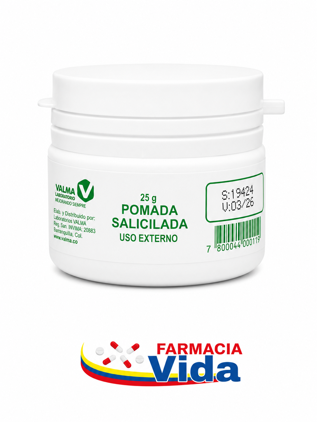 POMADA SALICILADA   25 GR