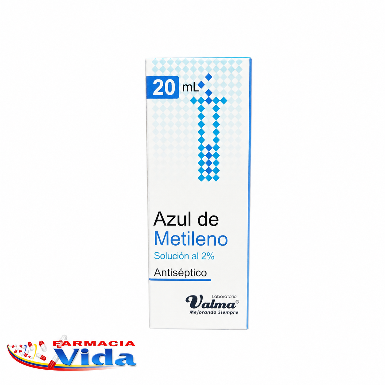AZUL DE METILENO ANTISEPTICO SOL 2% 20ML