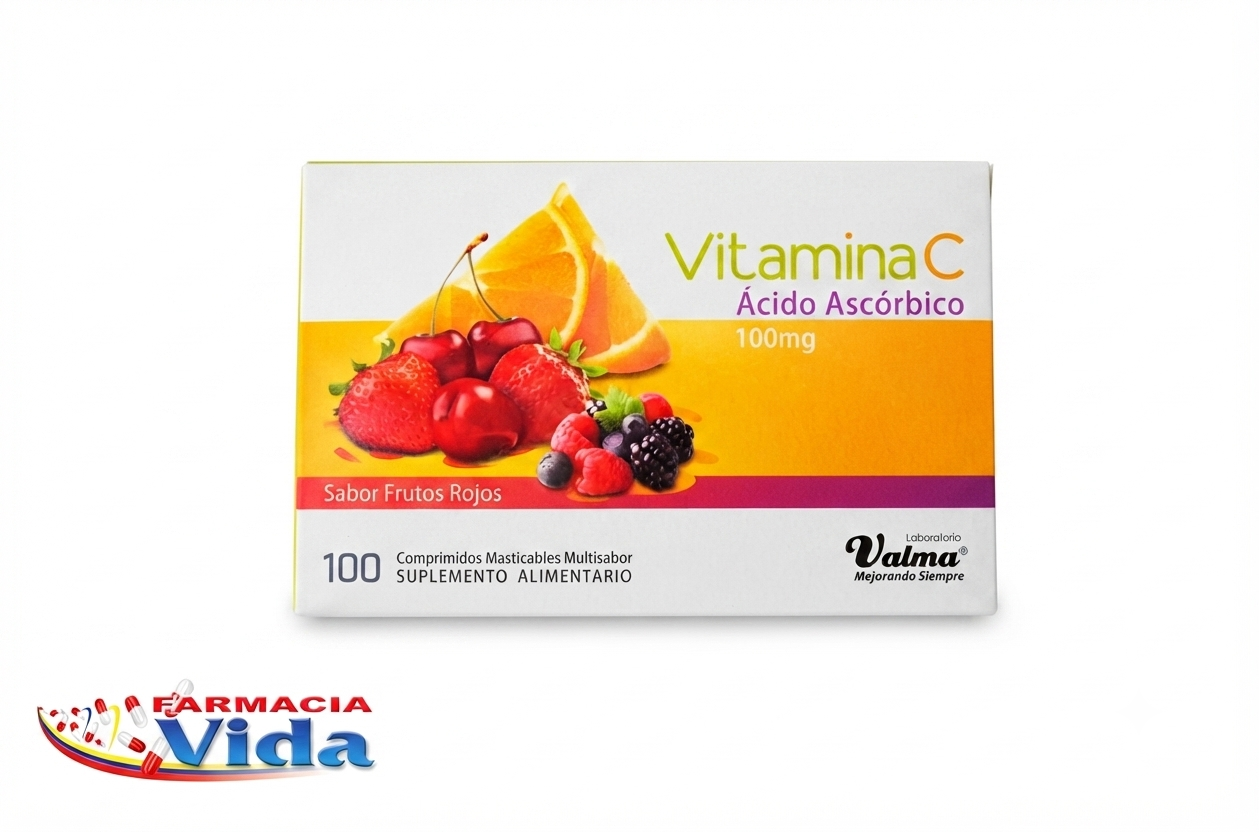 VITAMINAC(100MGCOMPRINIDOSMASTICABLES)