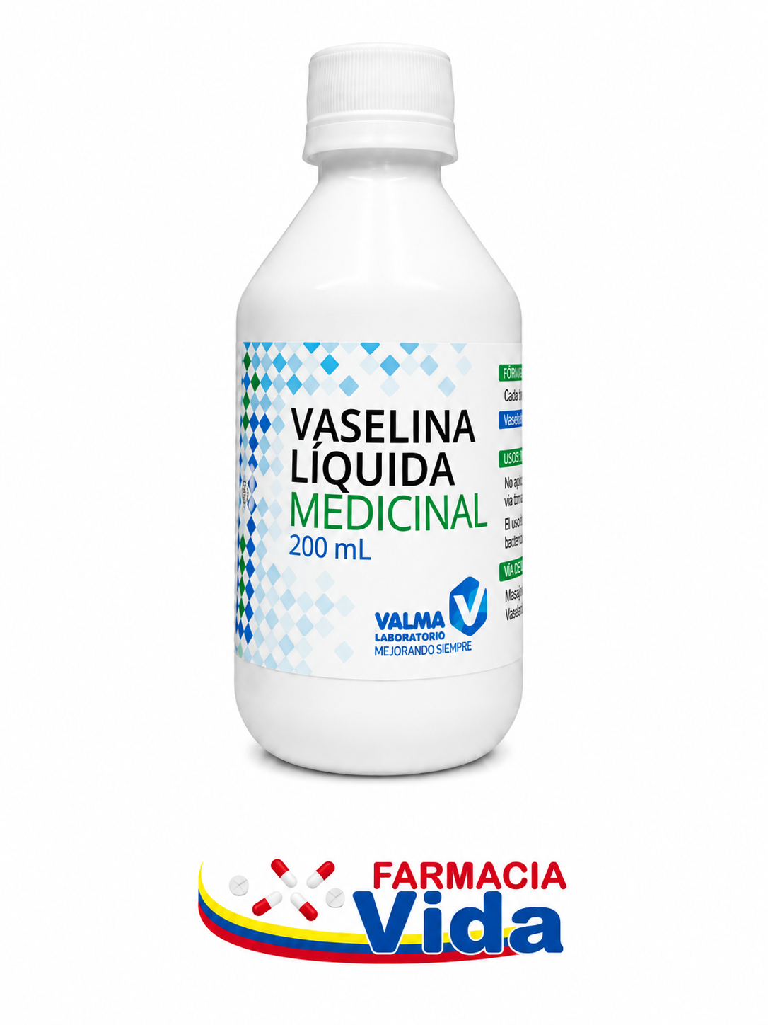 VASELINA LIQ MED X 200 ML