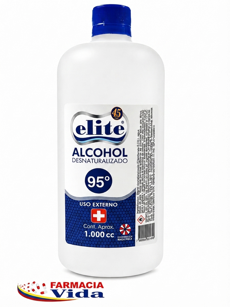ELITE ALCOHOL DESNAT 95* X 1000 ML