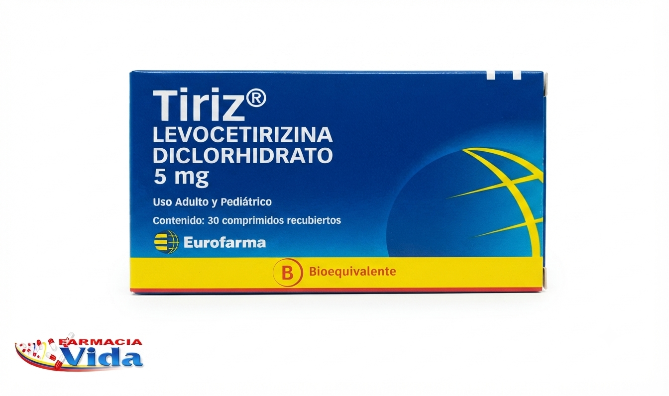 TIRIZ LEVOCETIRIZINA  5 MG X 30 COMP