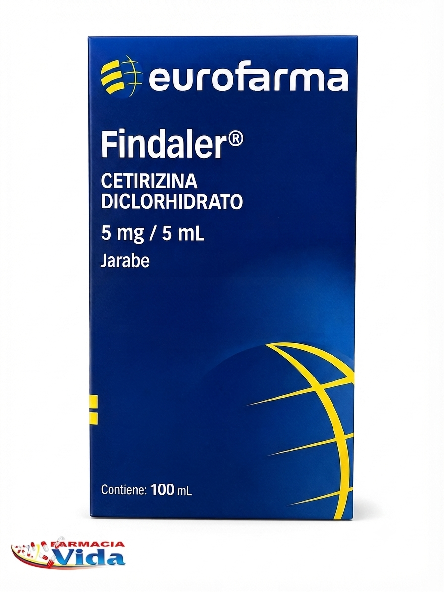 FINDALER JB  5 MG/5 MLCETIRIZINA DICLORHIDRATO