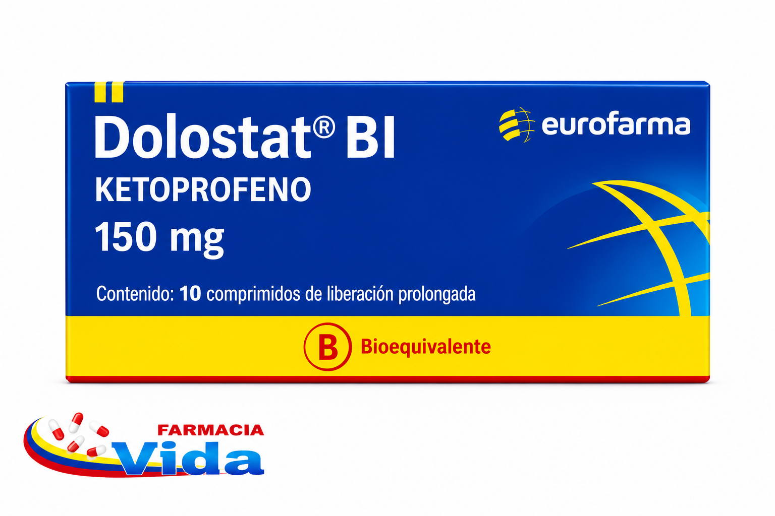 DOLOSTAT BI KETOPROFENO 150MG