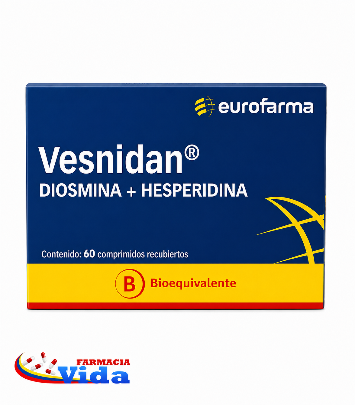 VESNIDAN DIOSMINA+HESPERIDINA 60COMP