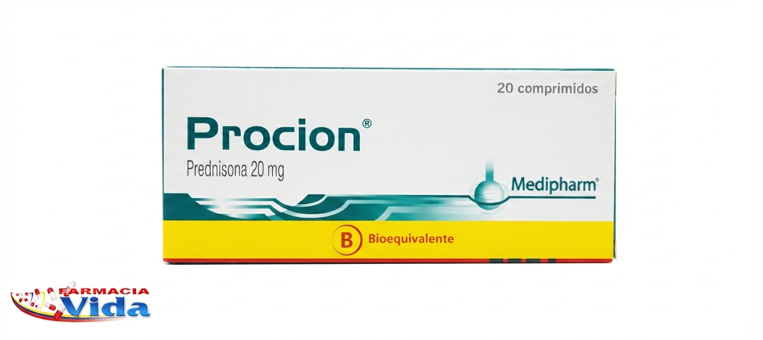 PROCION 20 MG X 20 COMP PREDNISONA