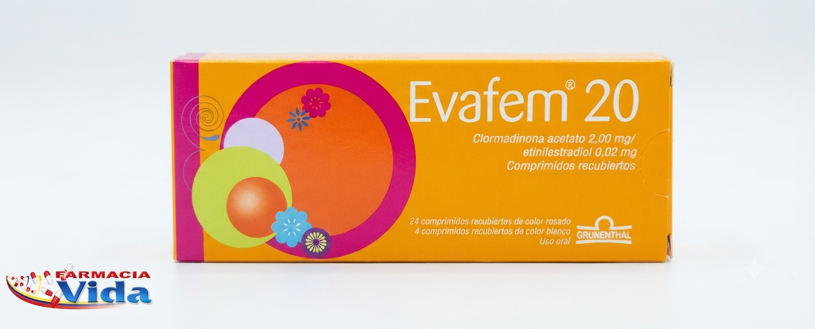 EVAFEM 20  X   28 COMP RECCLORMADINONA + ETINILEST