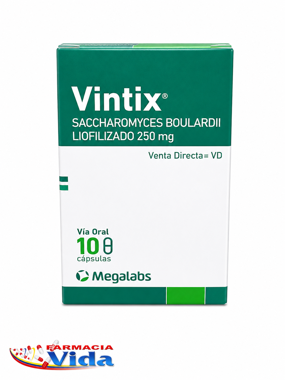 VINTIX CAPSULAS 250 MG X 10