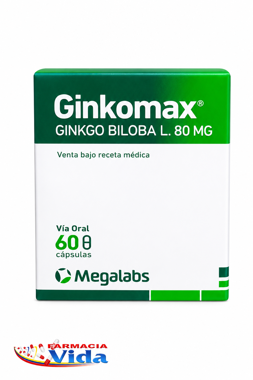 GINKOMAX 80 MG X 60 CAP
