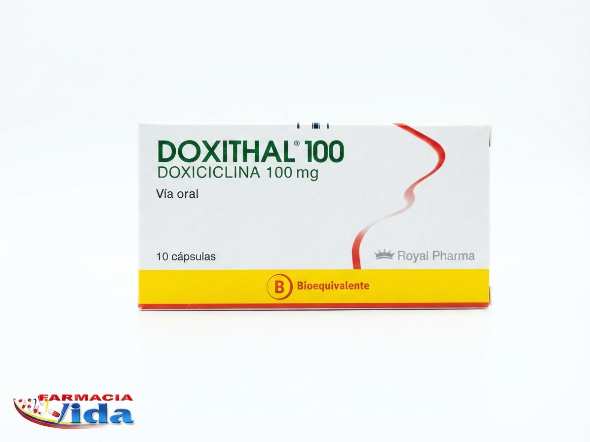 DOXITHAL 100 MG DOXICICLINA X 10 CAPS