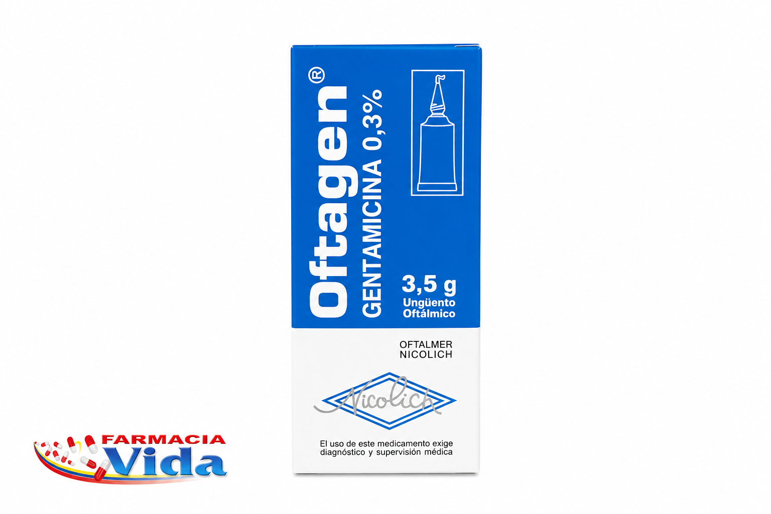 OFTAGEN UNG OFT 0.3%  3.5 GR