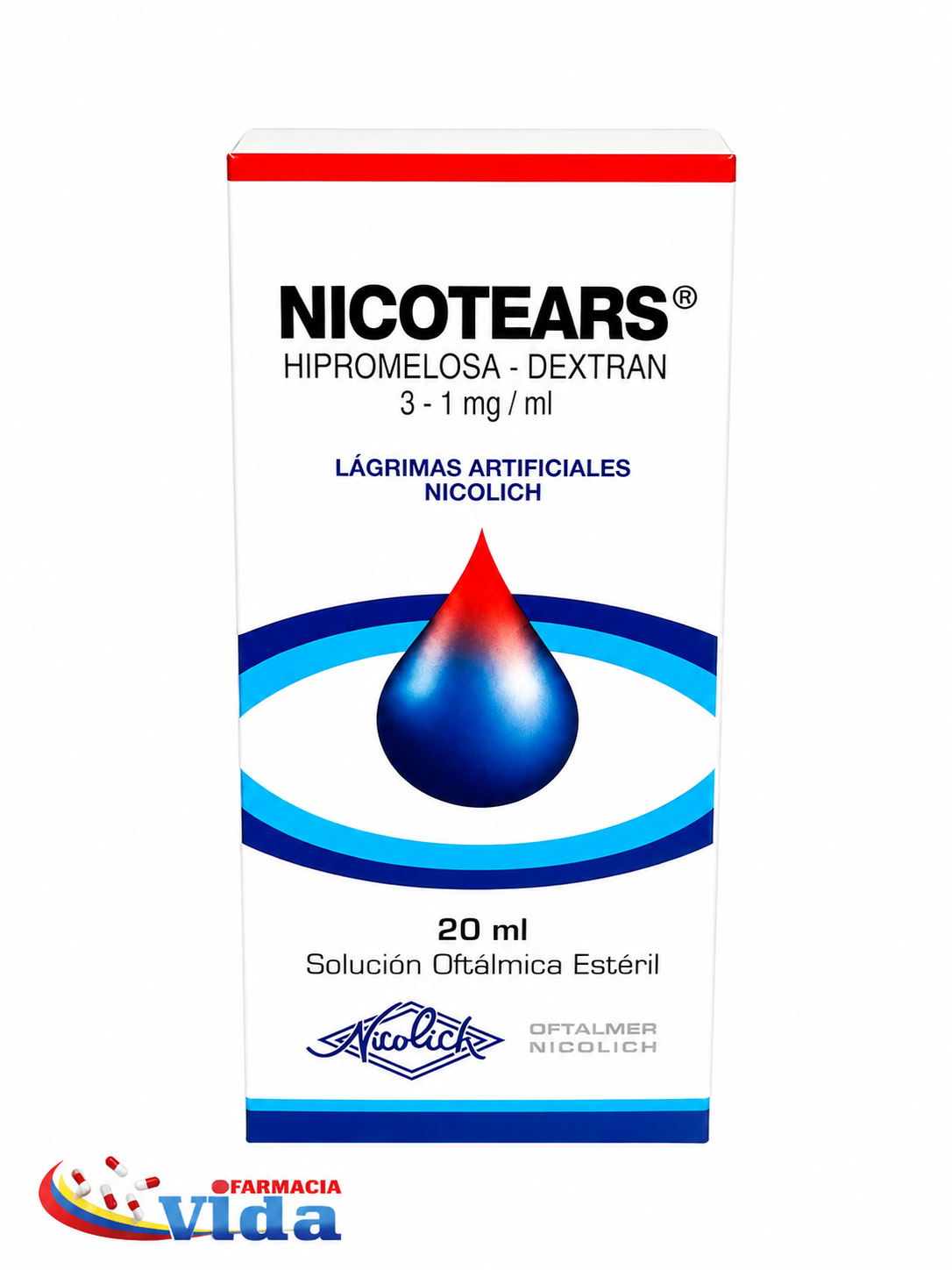 NICOTEARS SOL OFT X 20 ML .HIDROXIPROPILMETILCELUL