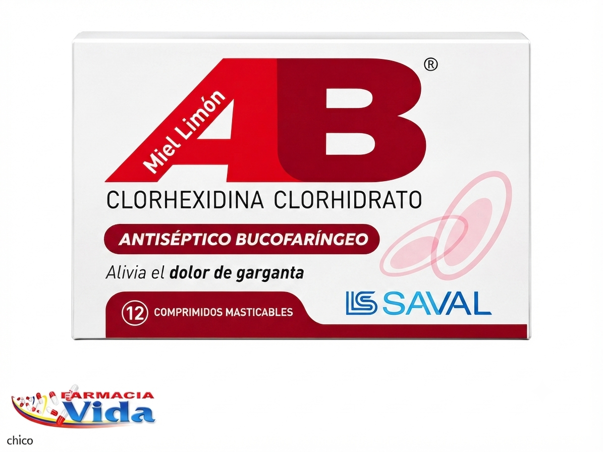 AB COM. MASTICABLE . 5 MG .NOSCAPINA + CLORHEXIDIN
