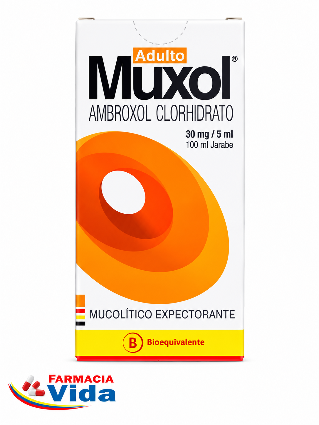 MUXOL AD   JBE 30 MG X 100 ML  AMBROXOL.