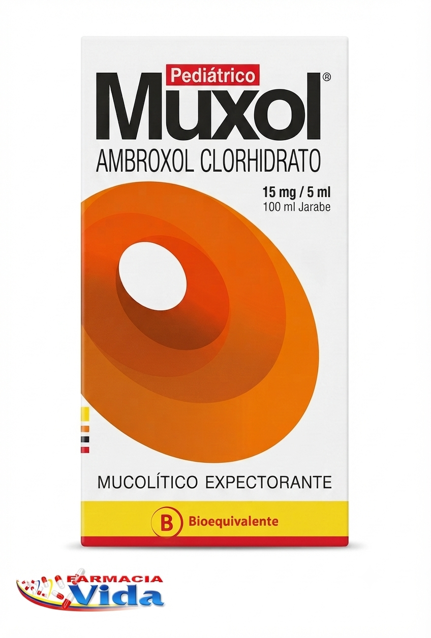 MUXOL PED JBE 15 MG X 100 ML 