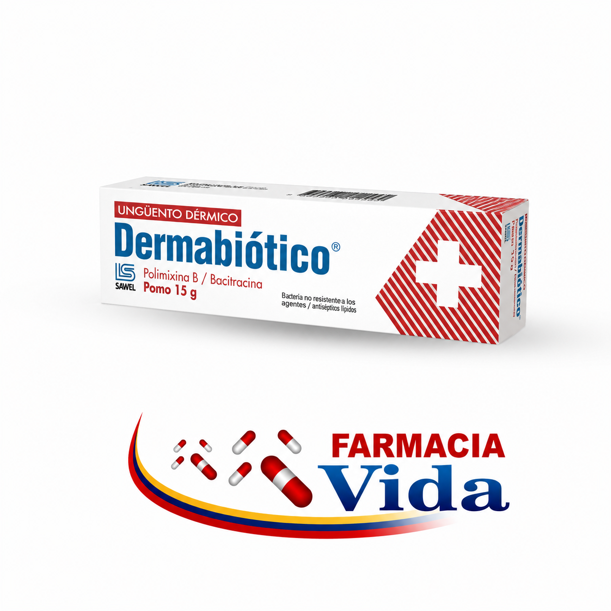 DERMABIOTICO UNG X 15 GR.BACITRACINA + POLIMIXINA 