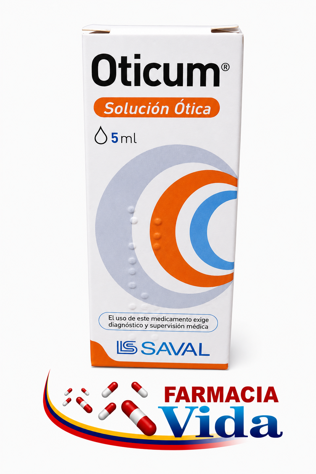 OTICUM SOL OTICO X  5ML .BETAMETASONA + LIDOCAÍNA 