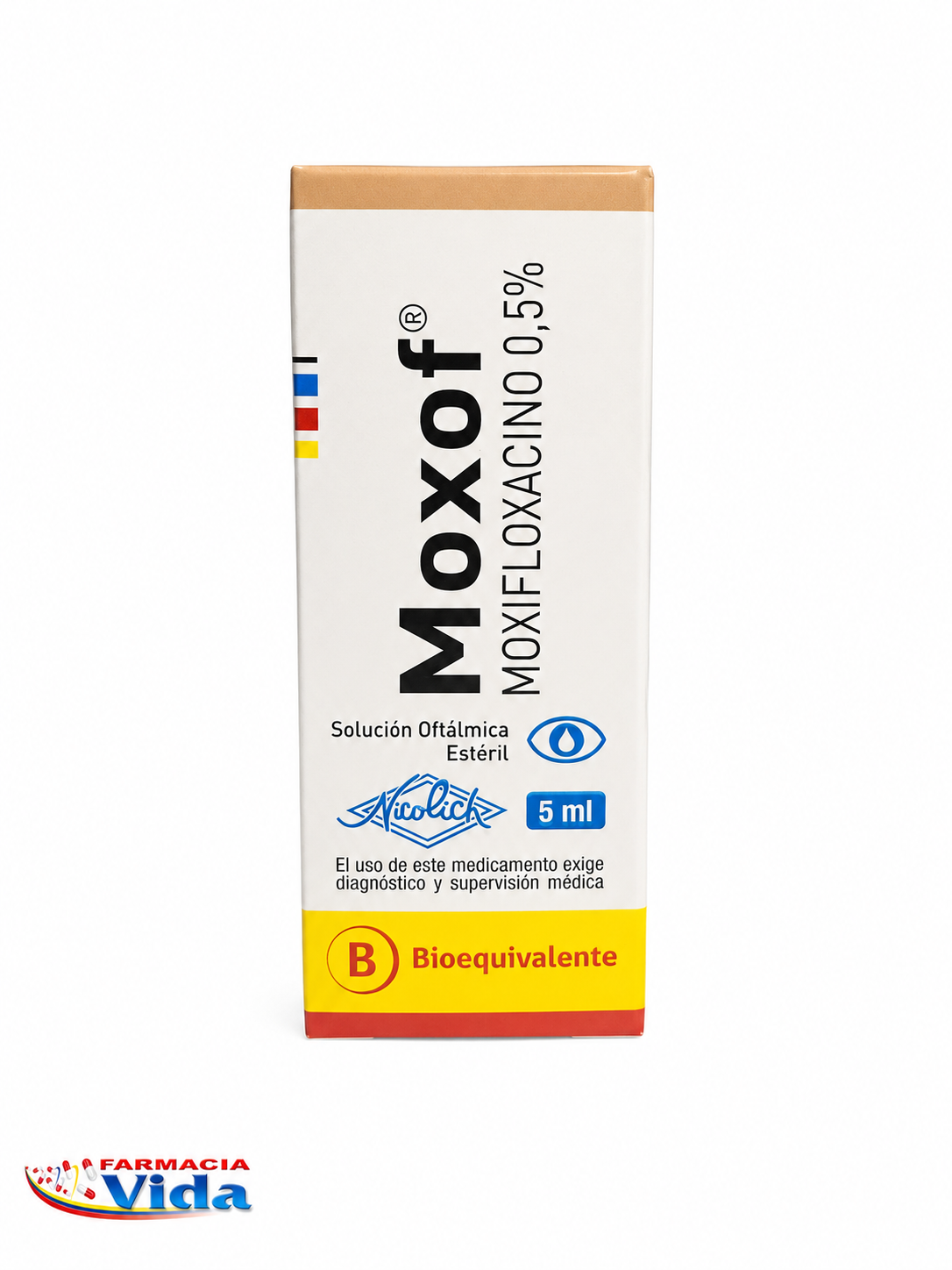 MOXOF MOXIFLOXACINO 0,5%