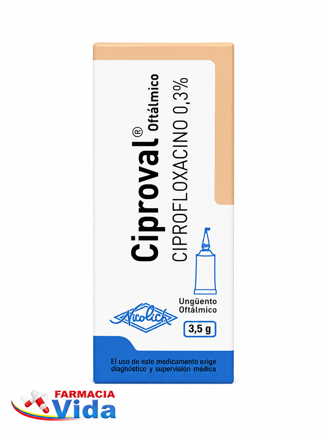 CIPROVAL OFTALMICO CIPROFLOXACINO 0,3% 
