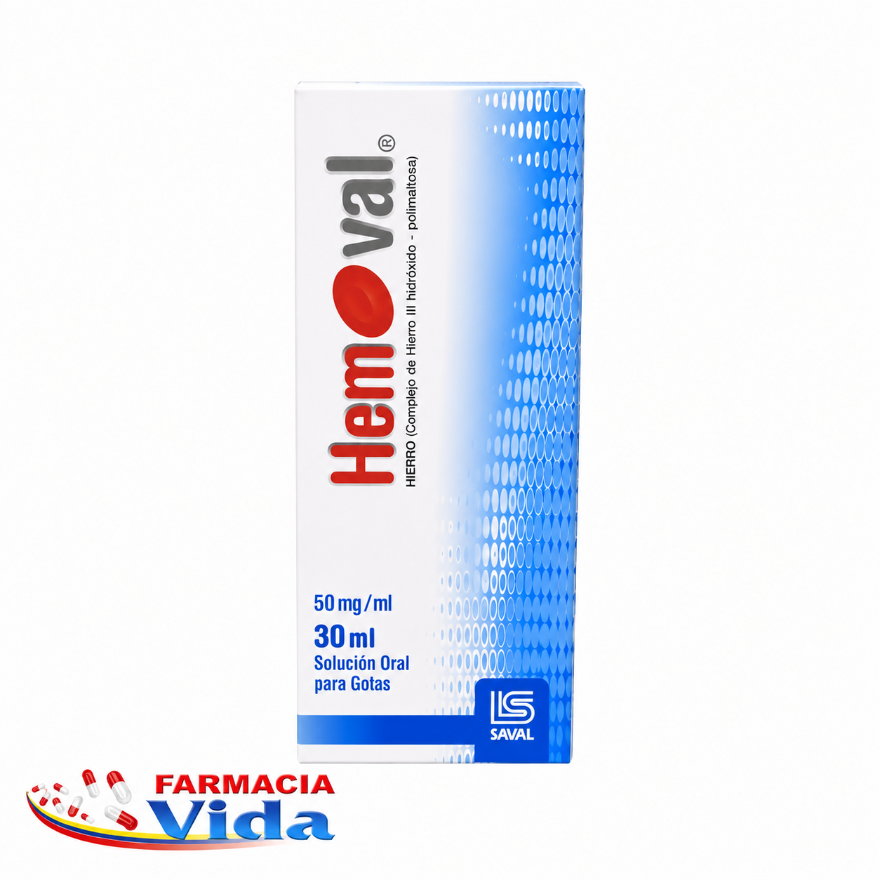 HEMOVAL GTAS 50 MG/7ML X 30 ML