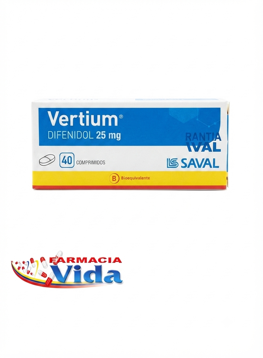 VERTIUM DIFENIDOL  25 MG 40 COMP