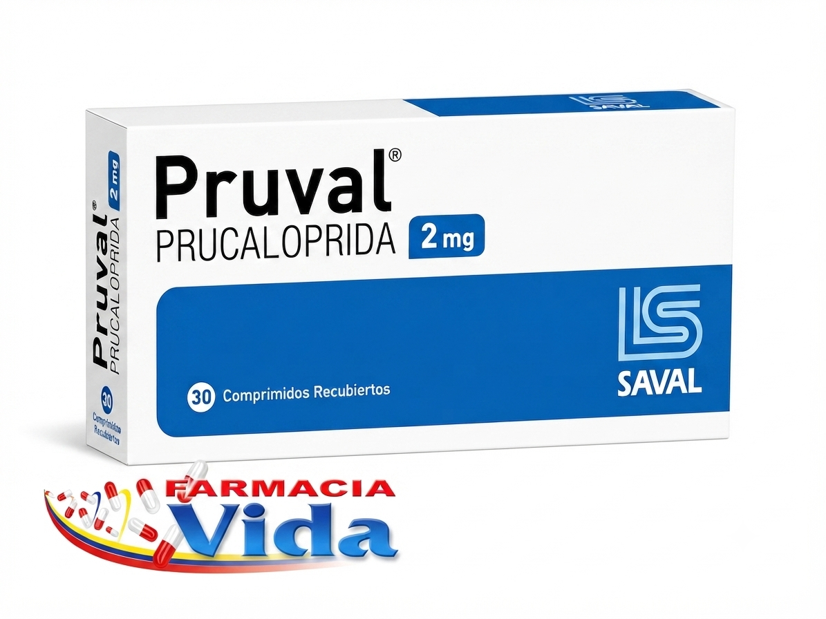 PRUVAL 2MG 30COM.RPRUCALOPRIDA