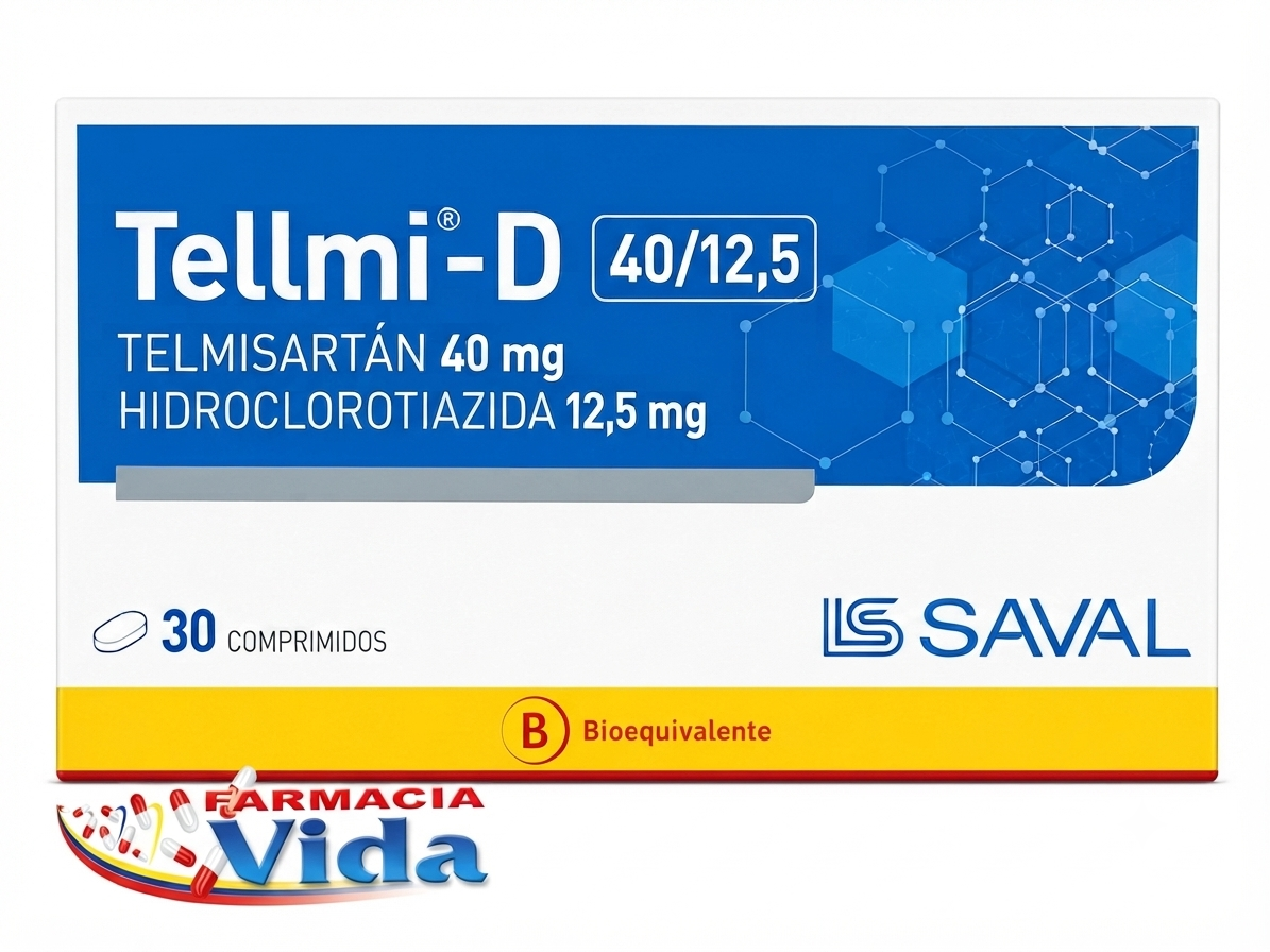 TELLMI D 40/12,5 MG X 30 TELMISARTAN/HIDROCLOROTIA