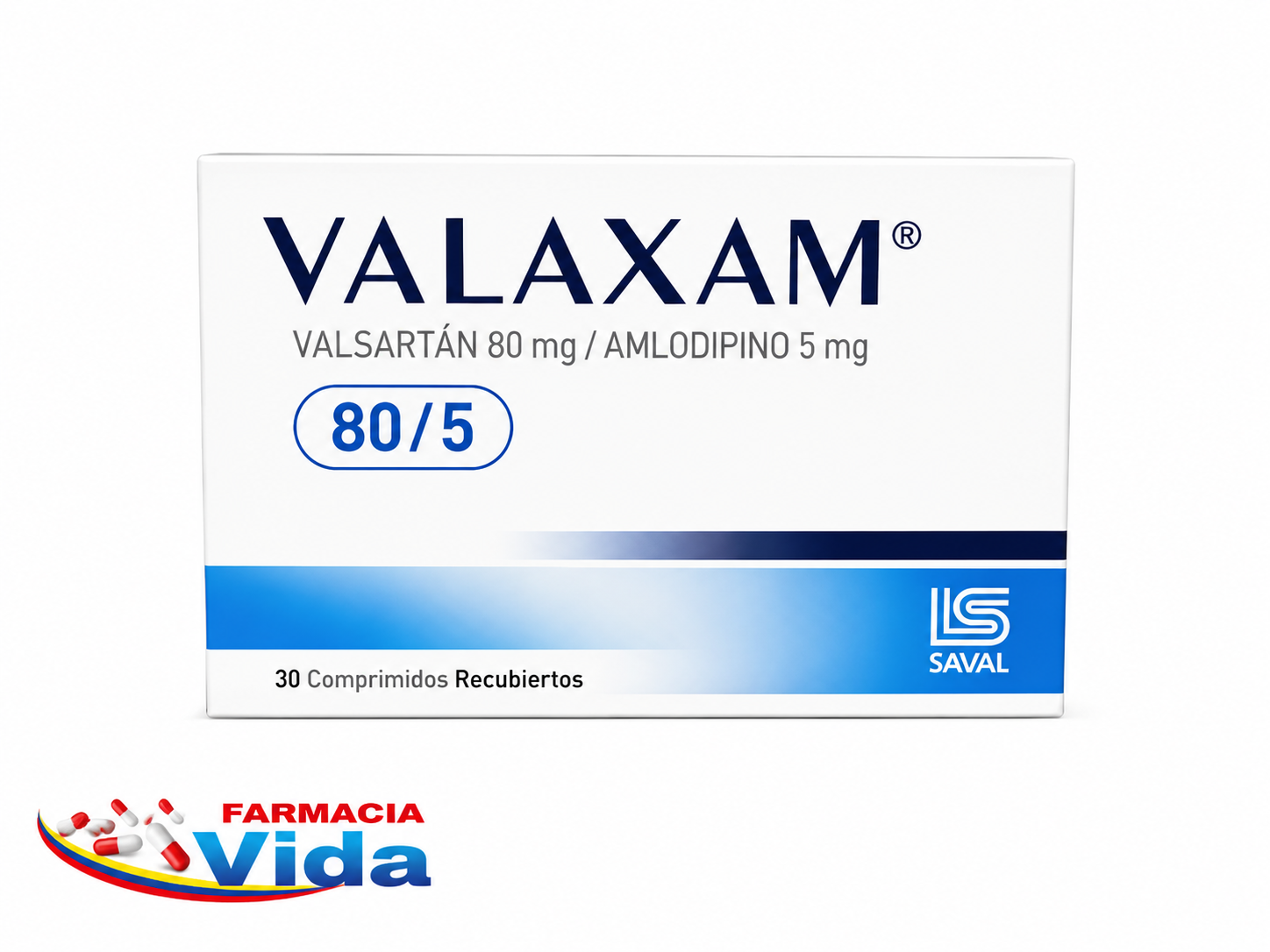 VALAXAM 80 MG/ 5 MG X 30 COMP.AMLODIPINO HIDROCLOR
