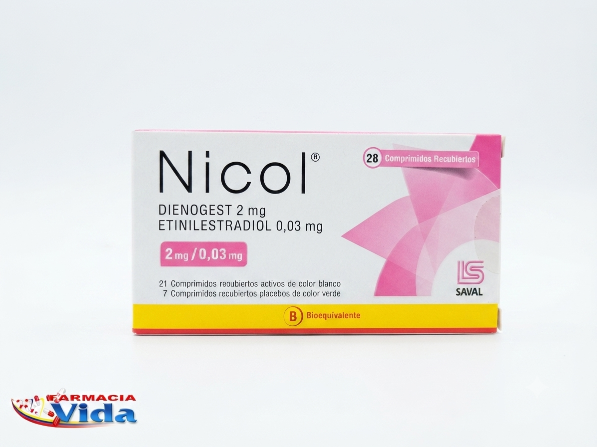 NICOL DIENOGEST 2 MG/ 0,03 MG