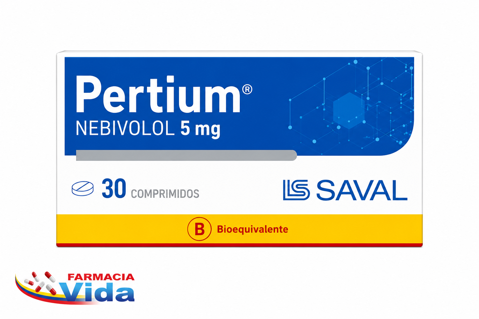 PERTIUM NEBIVOLOL 5MG 30 COMP