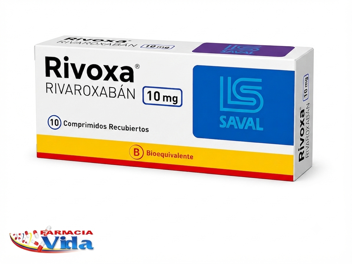 RIVOXA 10 MG X 10 COMP REC (RIVAROXABAN)