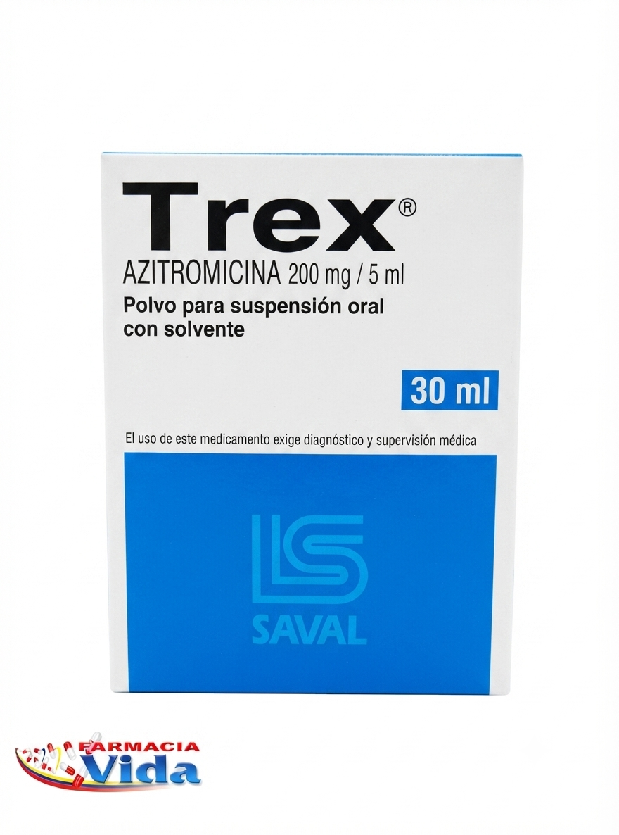 TREX AZITROMICINA 200MG/5ML 30 ML