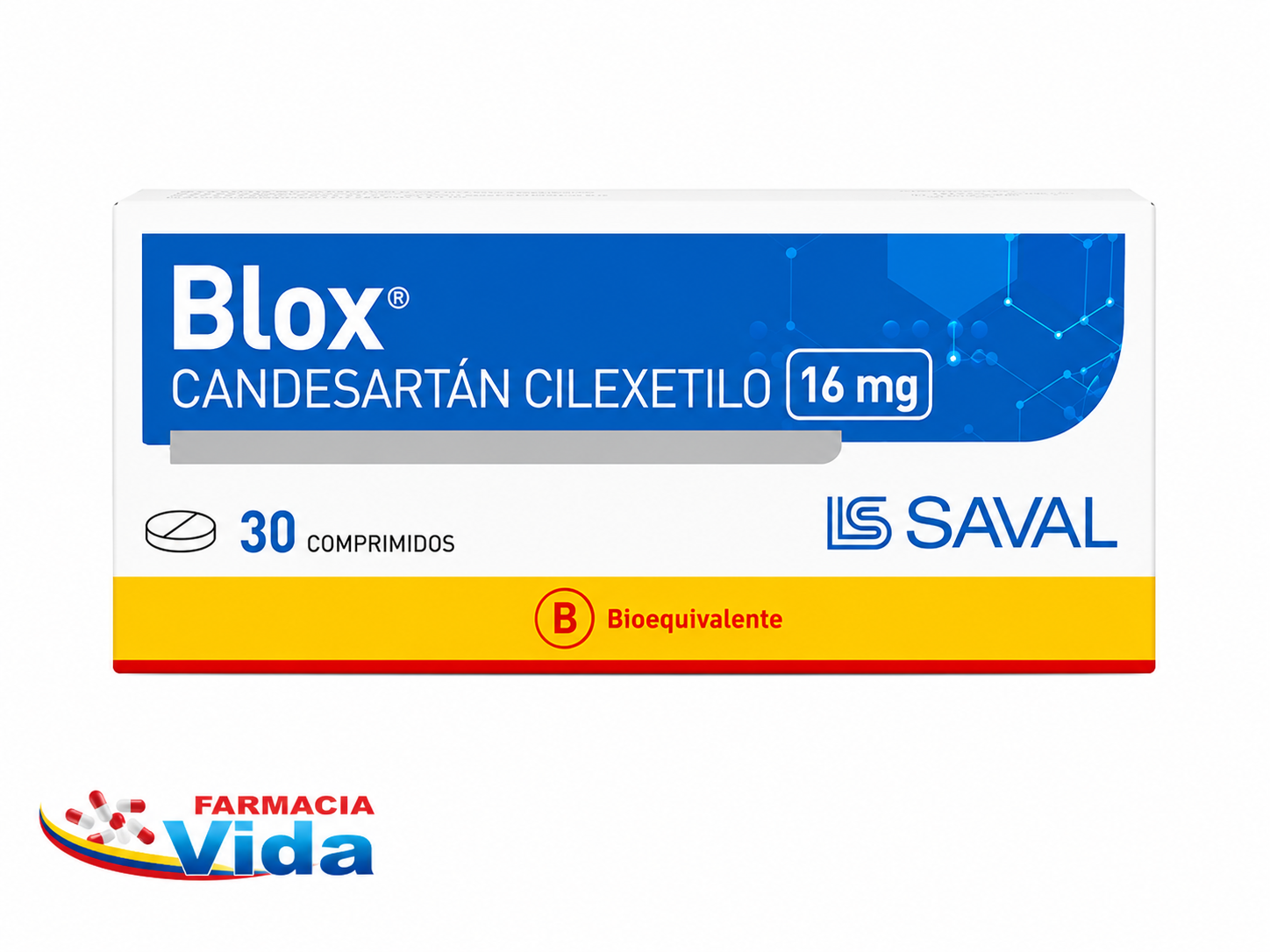 BLOX 16 MG X 30 COMP