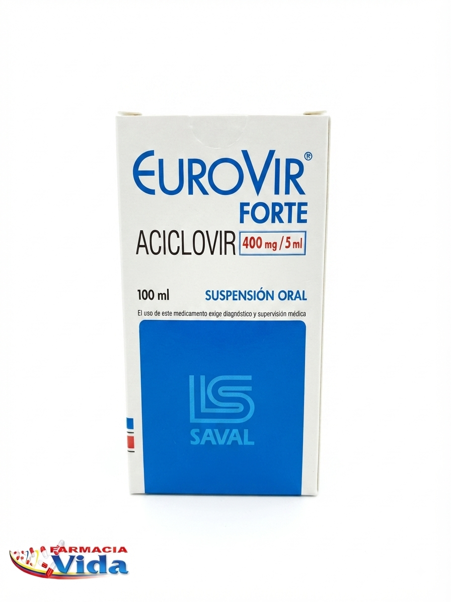 EUROVIR FORTE SUSP X 400 MG
