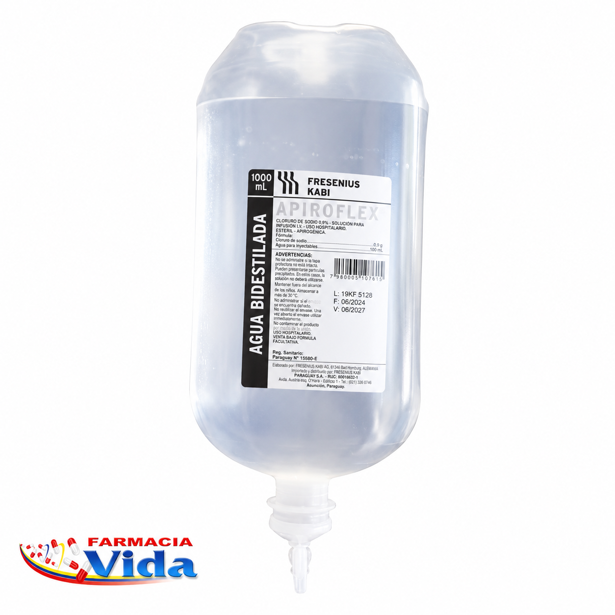 AGUA BIDESTILADA 1000ML