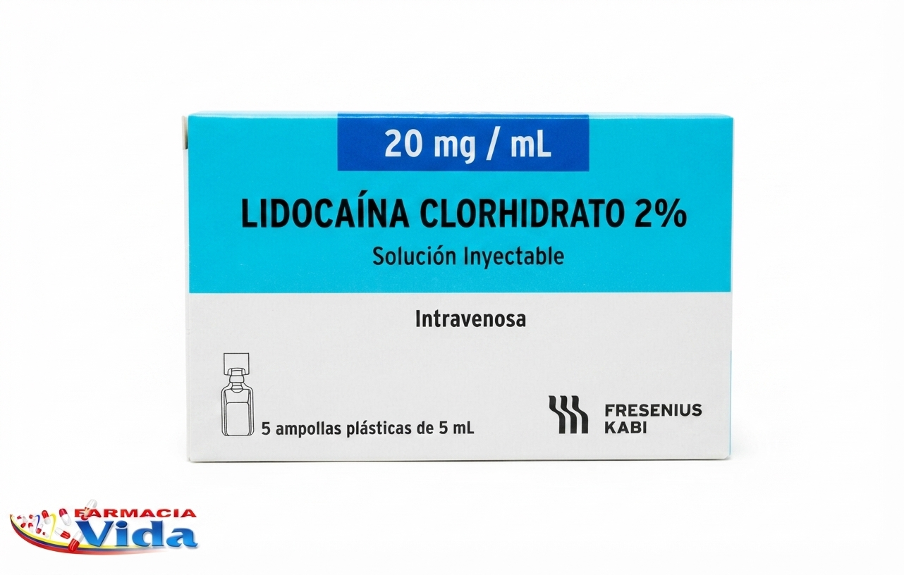 LIDOCAINA CLORHID 2% 5 AMP X 5ML