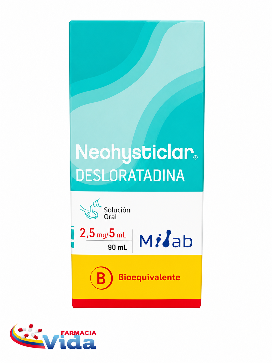 NEOHYSTICLAR 2.5 /5MG JBE.  60ML DESLORATADINA.