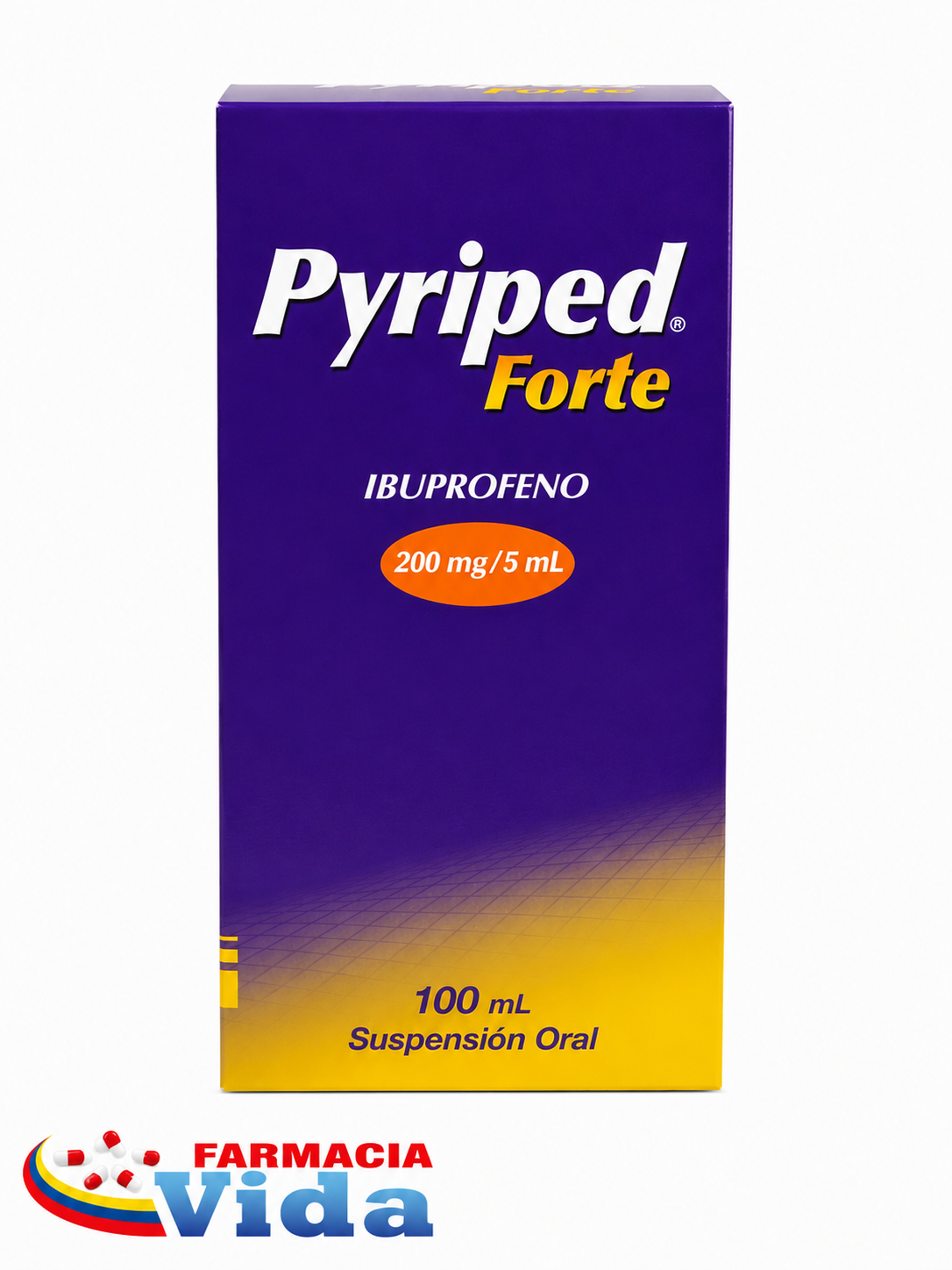 PYRIPED FORTE 200 MG SUSP X 120 MLIBUPROFENO.