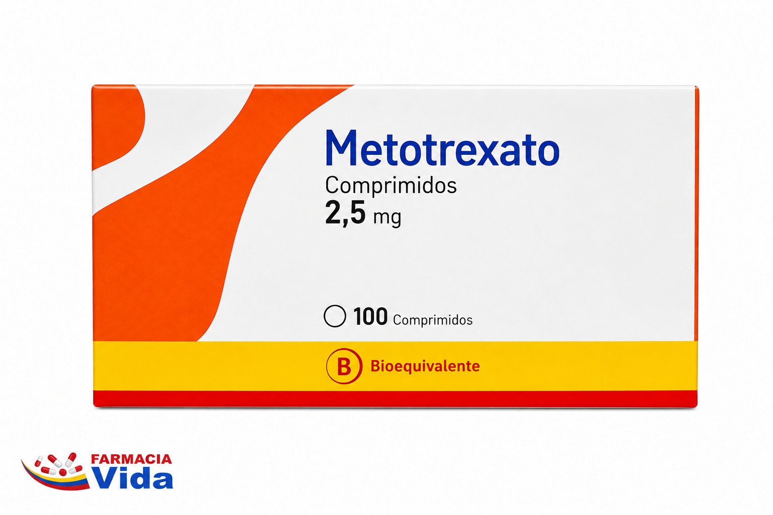 METOTREXATO. BE COM 2.5 MG X 100