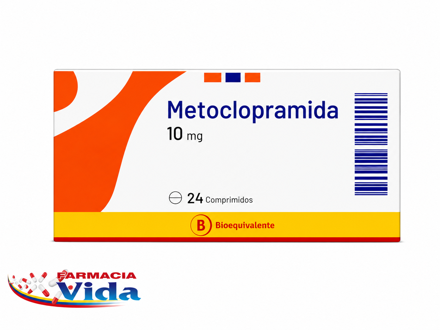 METOCLOPRAMIDA 10 MG ×24 COMP
