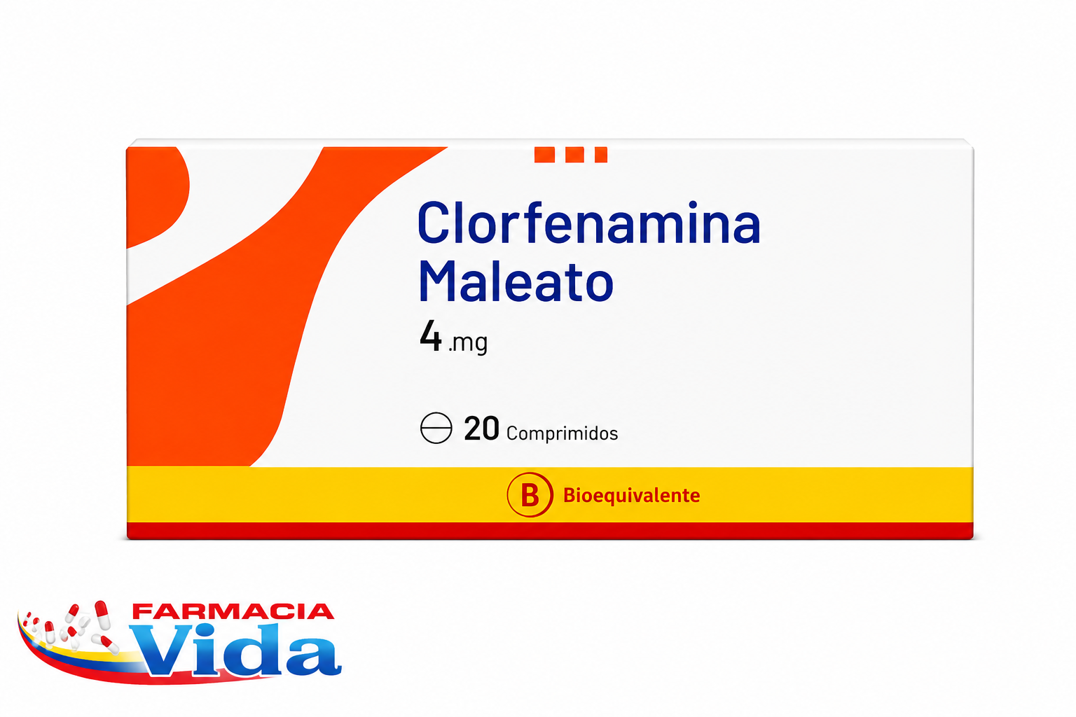 CLORFENAMINA  4 MG  20 COMP  267919