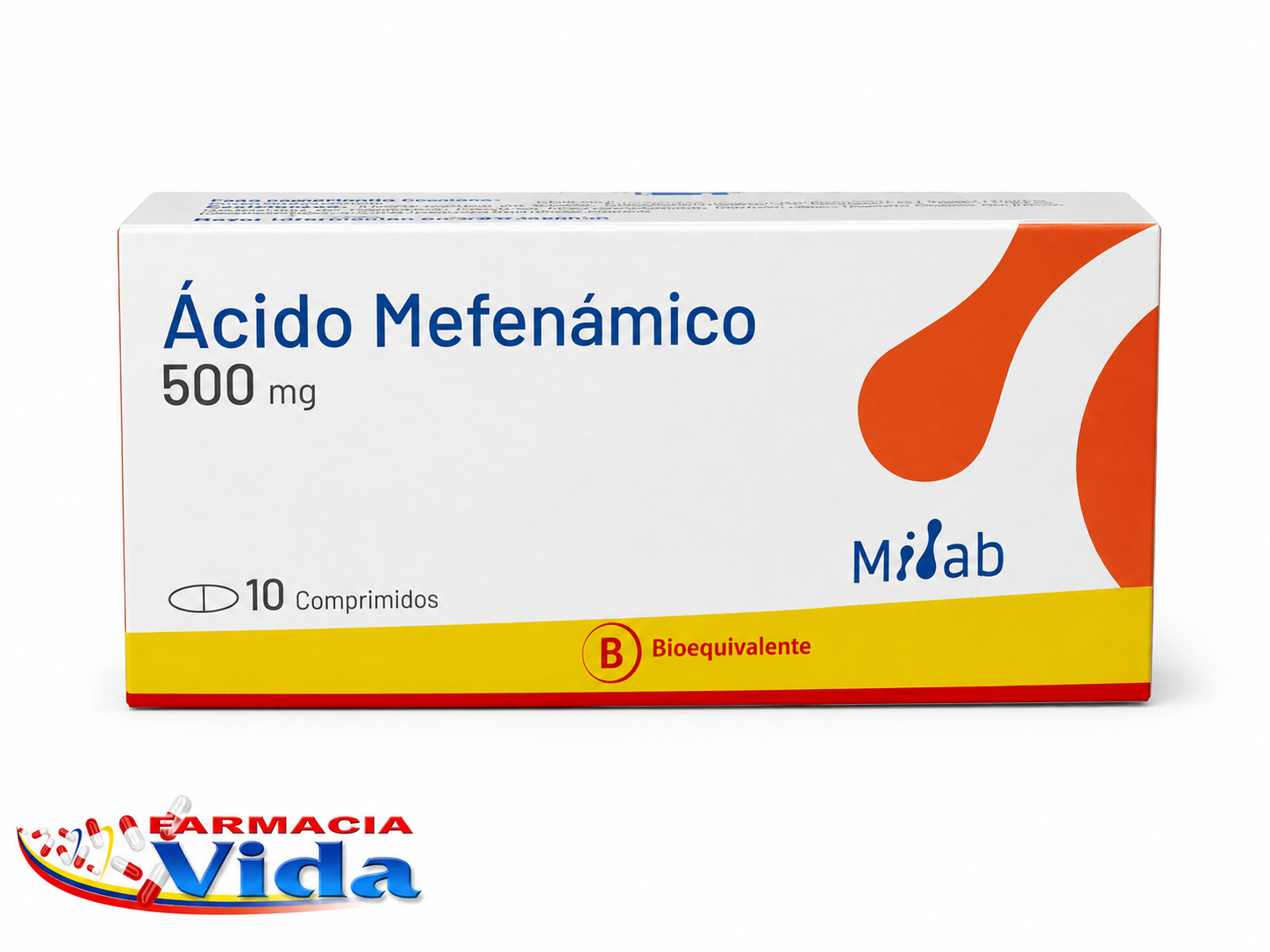 ACIDO MEFENAMICO 500 MG X 10  COMP