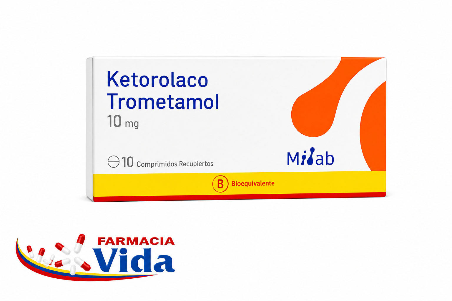 PACK KETOROLACO 10 MG 10 COMP  199295