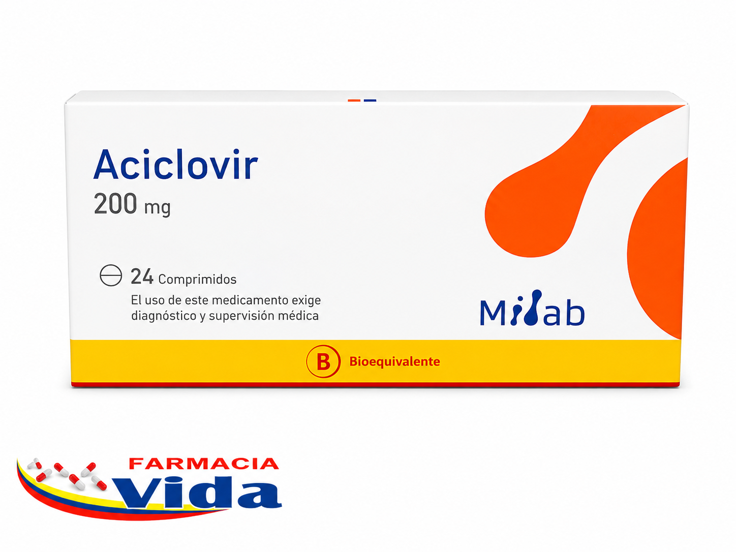 ACICLOVIR BE 200 MG X 24 COMP
