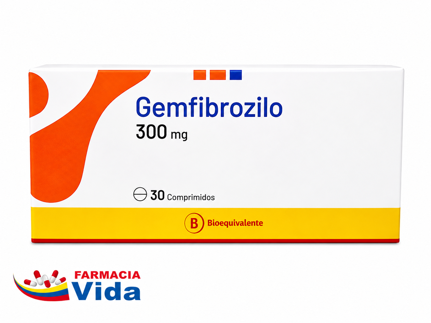 GEMFIBROZILO 300 MG X 30 COMP 